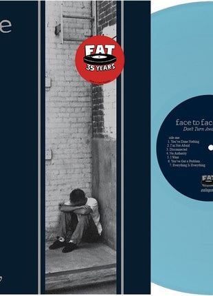 the album cover for Face To Face - Don't Turn Away [Blue]