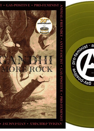 the album cover for Propagandhi - LESS TALK, MORE ROCK [Olive Green]