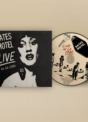 the album cover for Bates Motel - Live In La 1980 [Digipak]