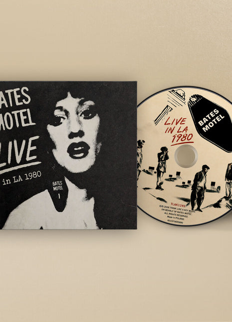 the album cover for Bates Motel - Live In La 1980 [Digipak]