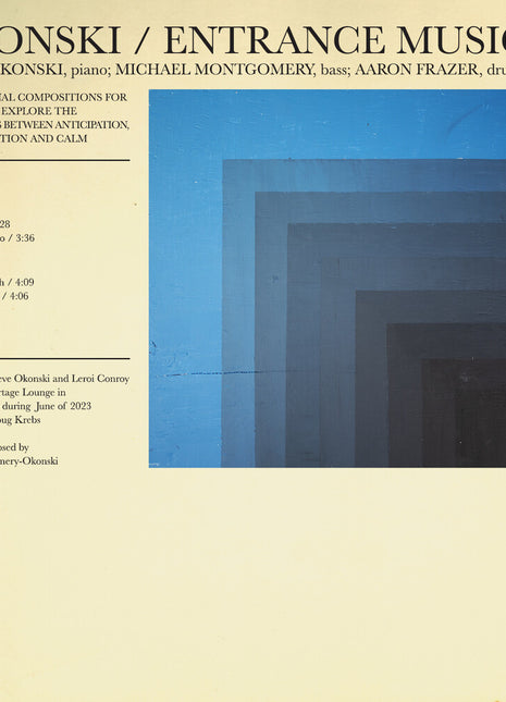 the album cover for Okonski - Entrance Music