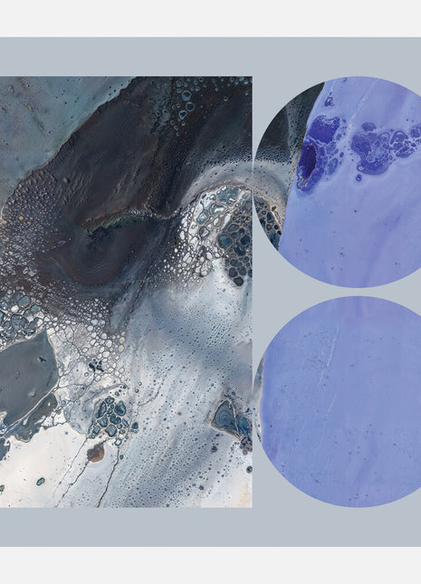 the album cover for Lusine - Melting Days [Blue Marble]