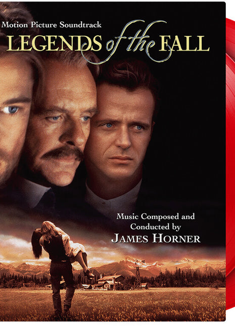 the album cover for James Horner  (Colv) (Ltd) (Ogv) (Red) - Legends Of The Fall - O.S.T. [Colored Vinyl] [Limited Edition] [180 Gram]
