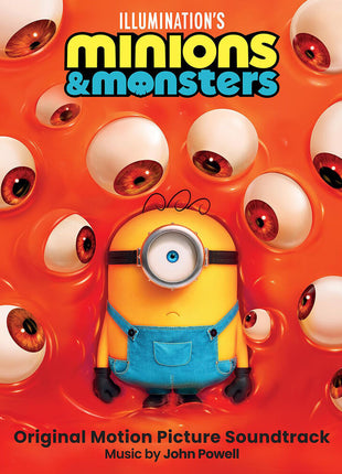 the album cover for John Powell  (Colv) (Ltd) (Ogv) (Ylw) - Minions & Monsters - O.S.T. [Colored Vinyl] [Limited Edition] [180 Gram]
