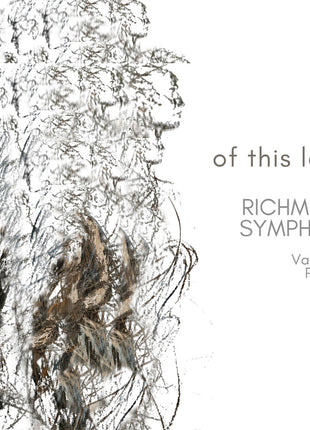 the album cover for Richmond Symphony - Of This Land