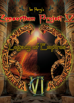the album cover for Ian Consortium Project Vi Parry - Legacy of Empires