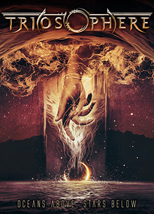 the album cover for Triosphere - Oceans Above/stars Below