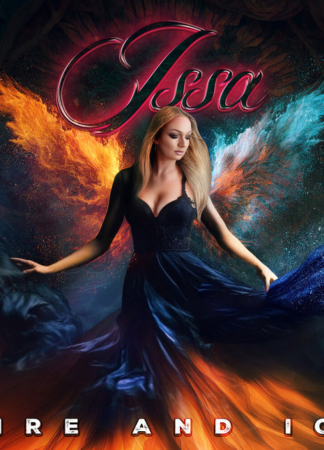 the album cover for Issa - Fire & Ice