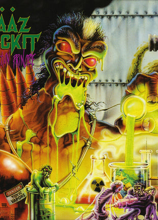 the album cover for Laaz Rockit - Annihilation Principle [Colored Vinyl] (Grn) [Limited Edition]