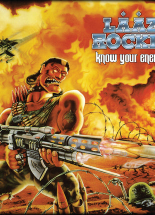 the album cover for Laaz Rockit - Know Your Enemy [Colored Vinyl] [Limited Edition] (Ylw)