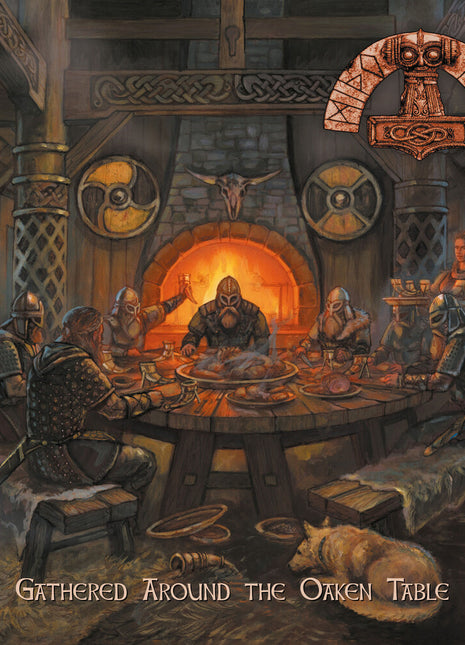 the album cover for Mithotyn - Gathered Around The Oaken Table [Reissue]