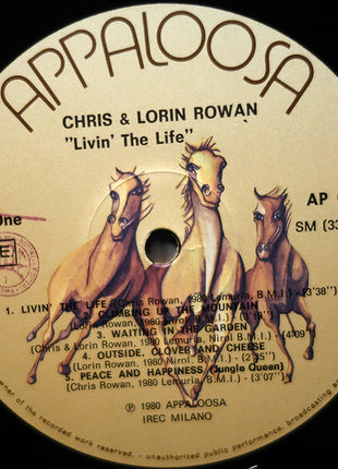 Rowan Brothers : Livin' The Life (LP, Album)