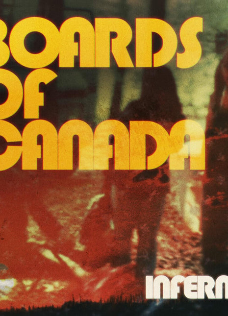 the album cover for Boards Of Canada - Inferno - Transparent Red Cassette (Colc) (Red)