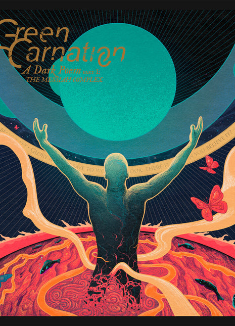 the album cover for Green Carnation - Dark Poem Part Iii: The Messiah Complex [Limited Edition]