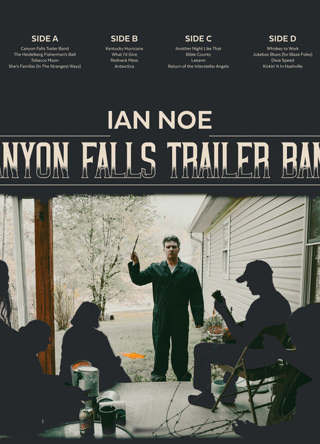 the album cover for Ian Noe - Canyon Falls Trailer Band