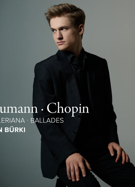 the album cover for Simon Burki - Schumann: Kreisleriana: Chopin: Ballades