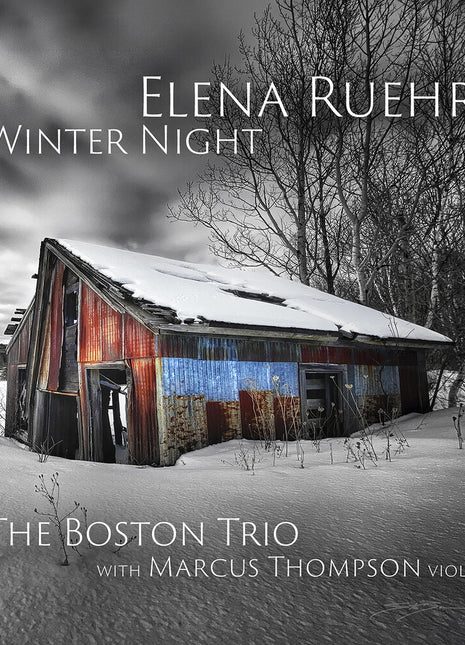 the album cover for Boston Trio - Elena Ruehr: Winter Night