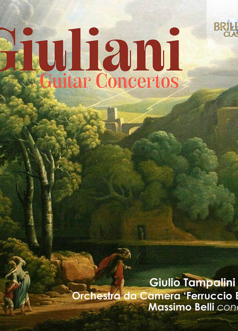 the album cover for Giulio Tampalini - Giuliani: Guitar Concertos