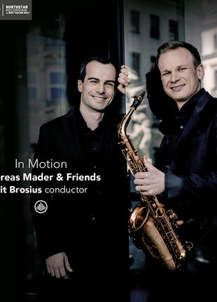 the album cover for Andreas Mader - In Motion