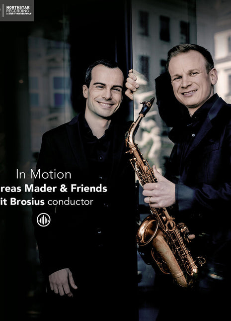 the album cover for Andreas Mader - In Motion