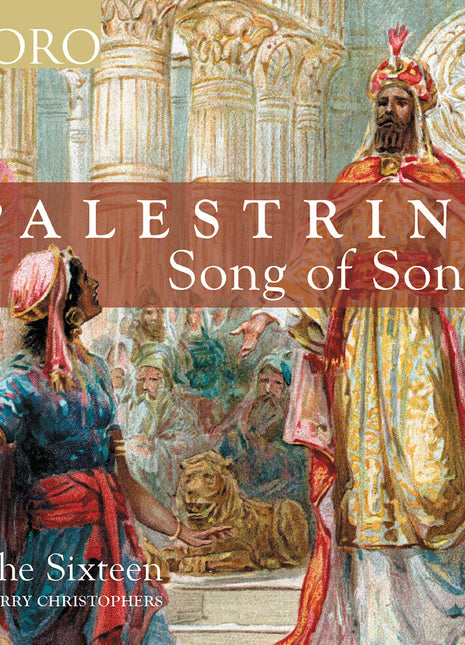 the album cover for Sixteen - Palestrina: Song Of Songs