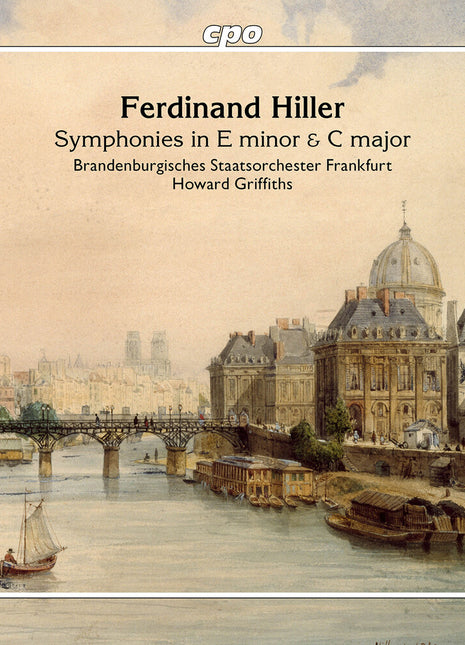 the album cover for Brandenburgisches Staatsorchester Frankfurt - Symphony In E Minor & Sym In C Major