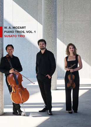 the album cover for Susato Trio - Mozart: Pno Trios Vol. 1