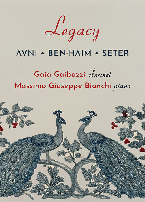 the album cover for Gaia Gaibazzi - Avni Ben-Haim & Seter: Legacy - Complete Works For