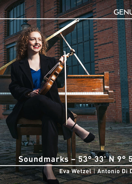 the album cover for Eva Wetzel - Soundmarks - 53 33 N 9 59 E