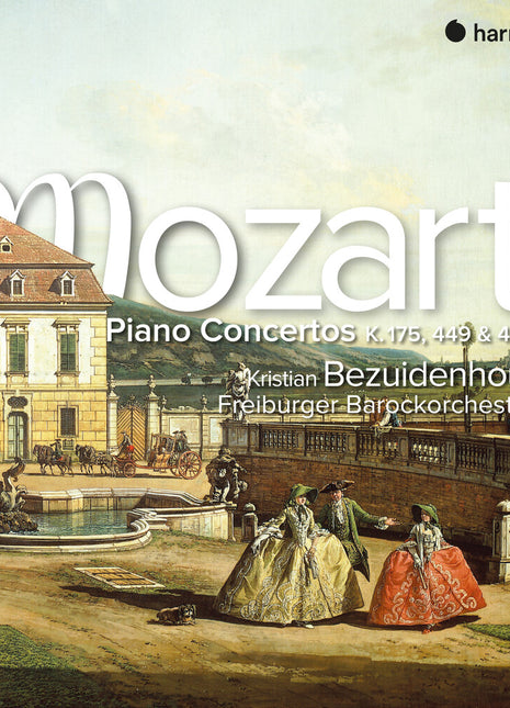 the album cover for Kristian Bezuidenhout - Mozart: Piano Concertos K. 175 449 & 466