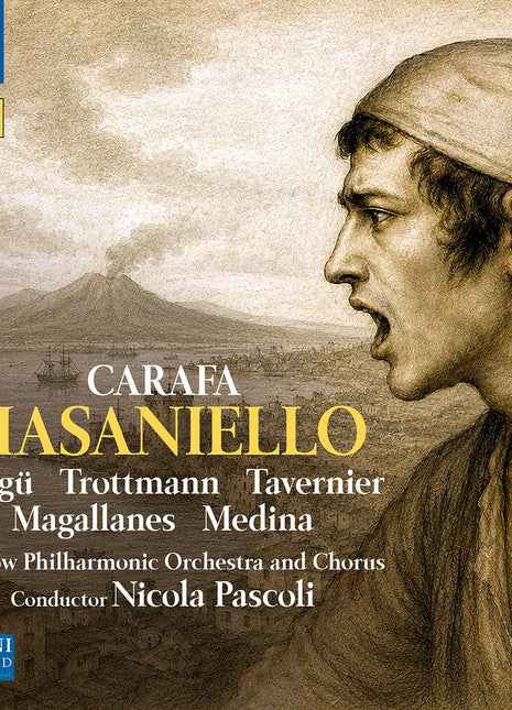 the album cover for Mert Sungu - Carafa: Masaniello