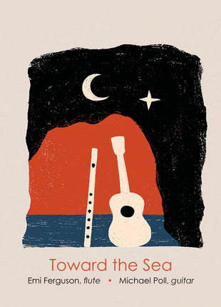 the album cover for Emi Ferguson - Toward The Sea