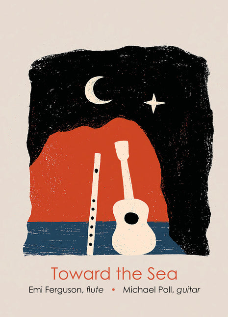 the album cover for Emi Ferguson - Toward The Sea