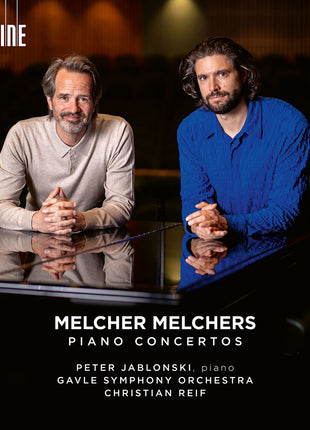 the album cover for Peter Jablonski - Melcher Melchers: Pno Concertos