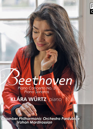 the album cover for Klara Wurtz - Beethoven: Pno Con No. 3 Pno Sonatas