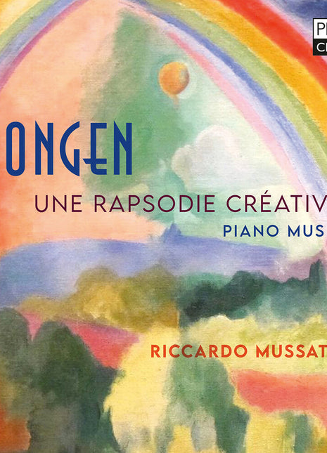 the album cover for Riccardo Mussato - Jongen: Une Rapsodie Creative
