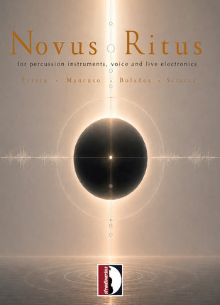 the album cover for Antonino Errera - Novus Ritus