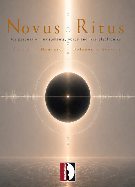 the album cover for Antonino Errera - Novus Ritus