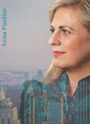 the album cover for Anna Pauline - Lucky To Be Me