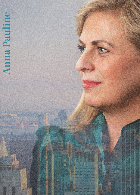 the album cover for Anna Pauline - Lucky To Be Me