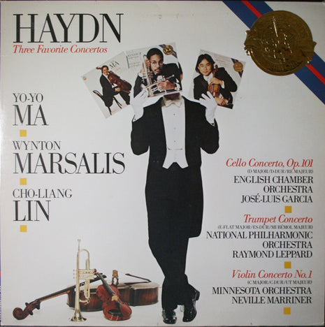 Joseph Haydn / Yo-Yo Ma ■ Wynton Marsalis ■ Cho-Liang Lin : Three Favorite Concertos (LP, Comp)