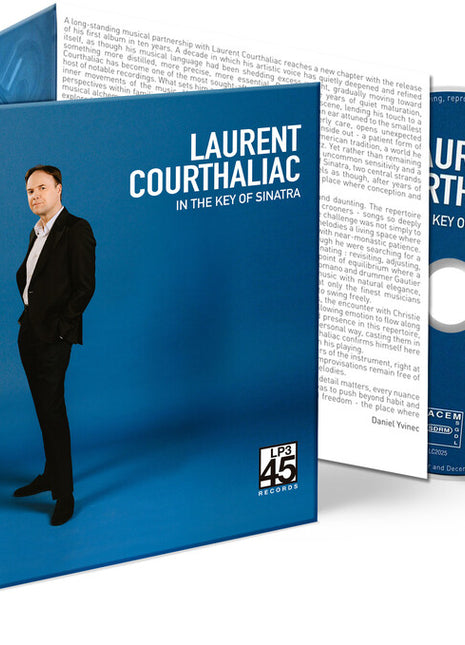 the album cover for Laurent Courthaliac - In The Key Of Sinatra