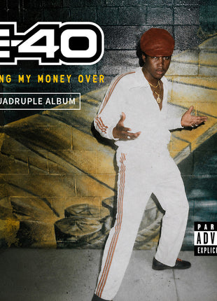 the album cover for E-40 - Turning My Money Over (Quadruple Album)