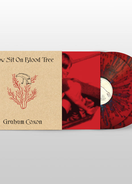 the album cover for Graham Coxon - Crow Sit On Blood Tree [Indie Exclusive] (Blk) [Colored Vinyl] (Red)