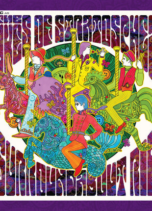 the album cover for Xtc As Dukes of Stratosphear - Psurroundabout Ride - Cd + Blu-Ray (Wbr) (Atmo)