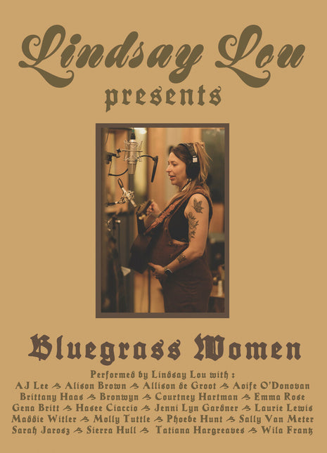 the album cover for Lindsay Lou - Bluegrass Women