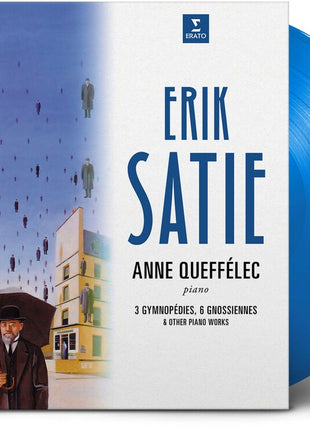the album cover for Anne Quefelec - Satie: Gymnopedies & Gnossiennes - Blue (Blue)