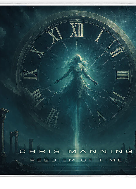 the album cover for Chris Manning - Requiem Of Time