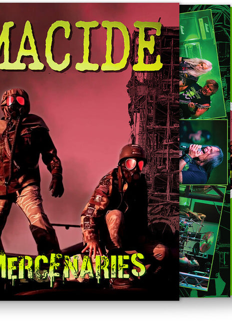the album cover for Gammacide - Toxic Mercenaries [Colored Vinyl] [Limited Edition]