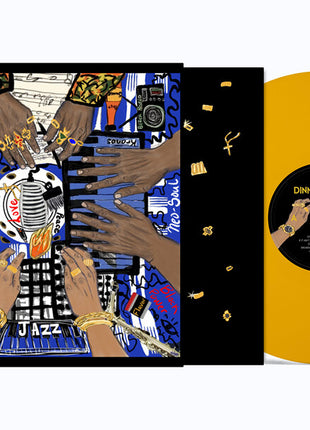 the album cover for Dinner Party - Whatchu Bringing [Indie Exclusive] [Colored Vinyl] [Limited Edition] (Ylw) [Indie Exclusive]